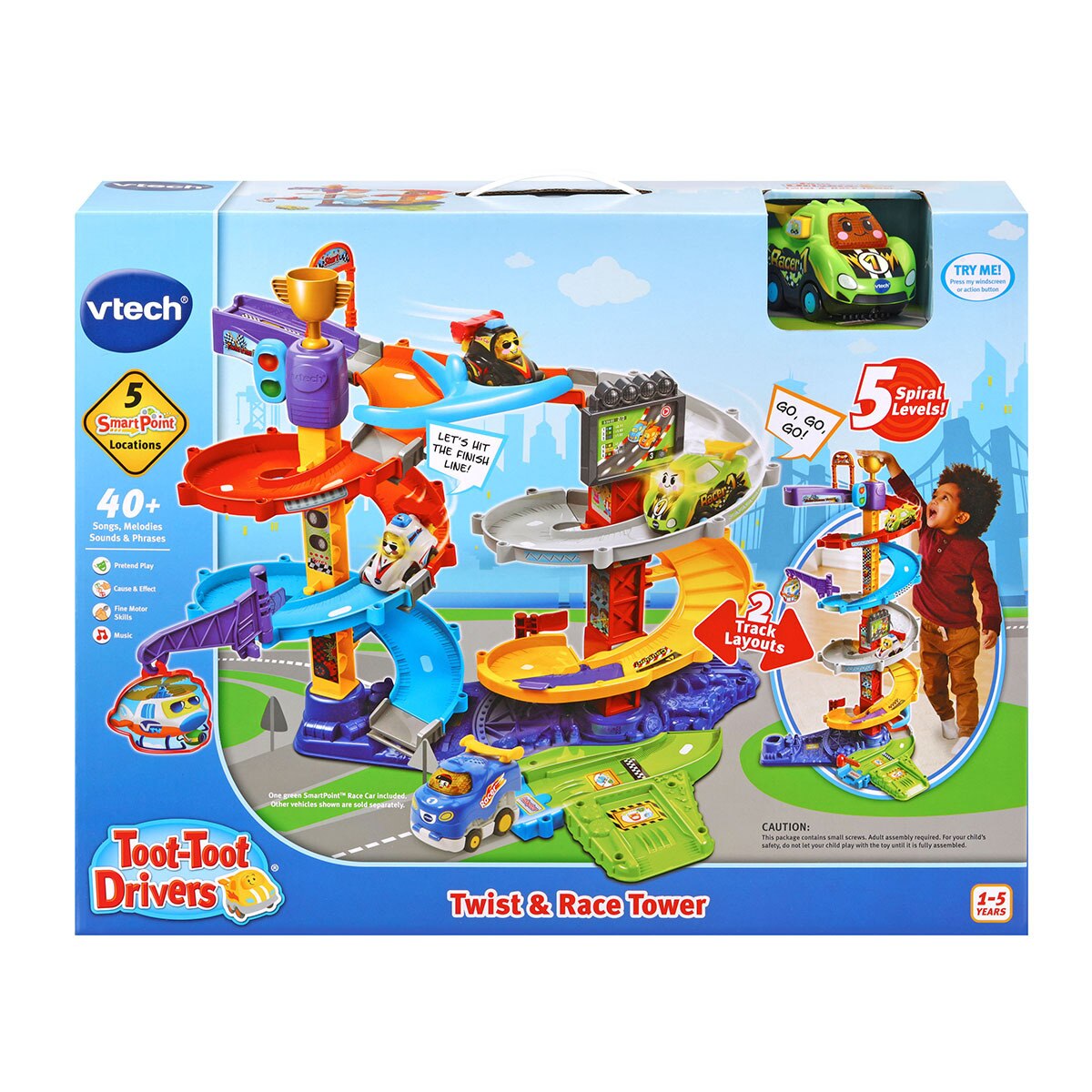 Pista com Carrinho - Torre de Estacionamento - Toot-Toot Drivers - Vtech -  Ri Happy