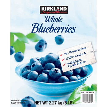 Kirkland Signature Whole Blueberries, 2.27kg