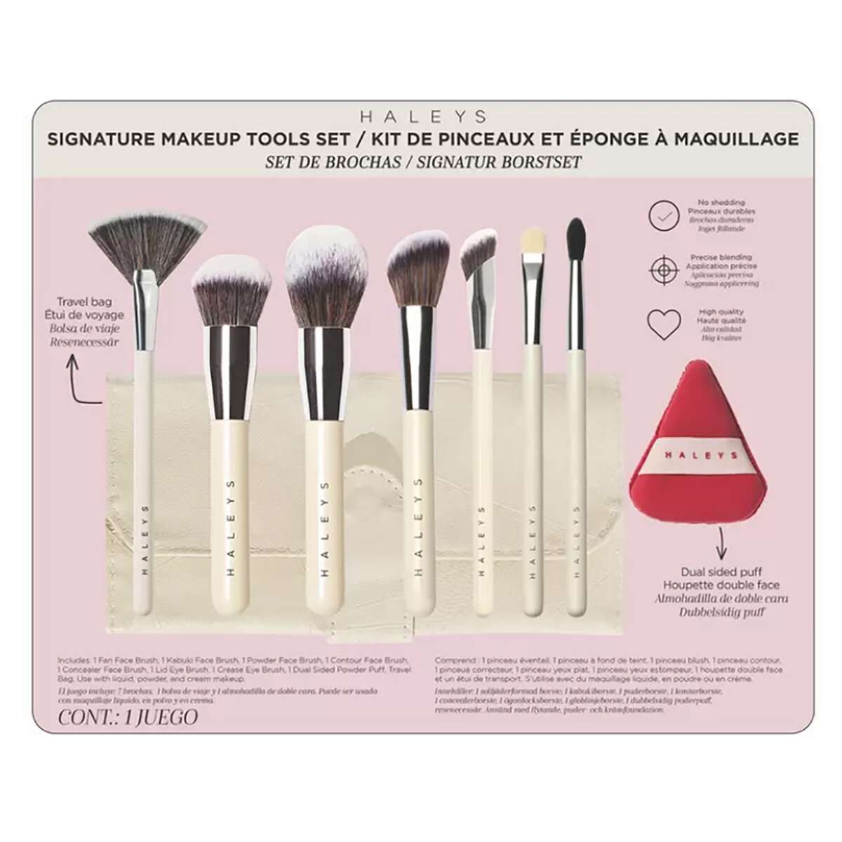 Haleys Signature Make Up Brush Set 9 Piece