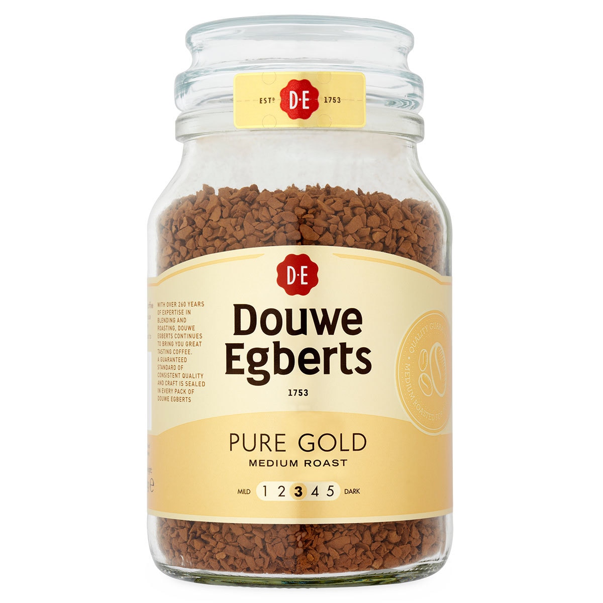 Douwe Egberts Pure Gold Instant Coffee Granules, 6 x 190g Costco UK