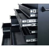 Close up & open HILKA 55" 16 DWR TRLLY CHE TOOL TROLLEY CHEST ICC55