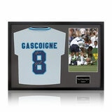 Paul Gascoigne Signed Framed Shirt