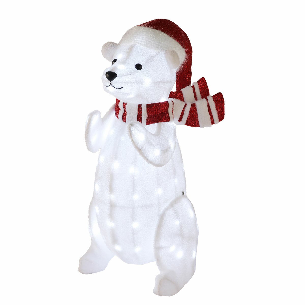 Outdoor Lit Polar Bears - Pack Of 2 Outdoor Lit Polar Bears - Pack Of 2