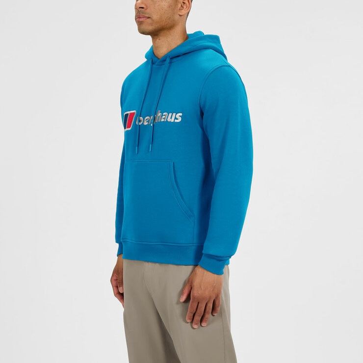 Berghaus Men's Logo Hoody in Blue