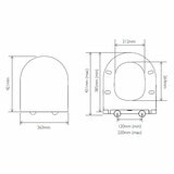 Tavistock Lindo Closed Back Toilet With Cistern And Seat