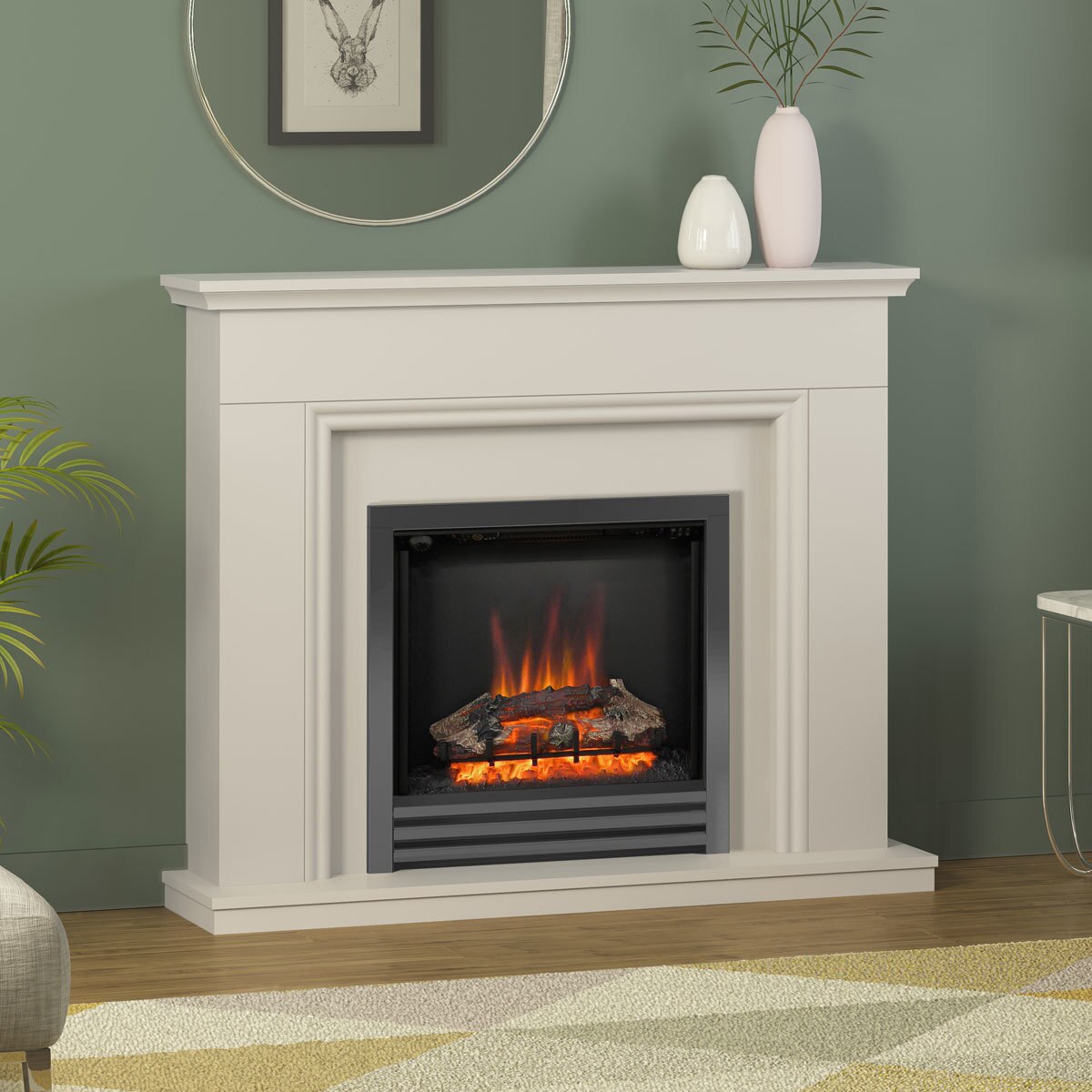 Be Modern Berkley Electric Fireplace Suite, 2Kw | Costco UK