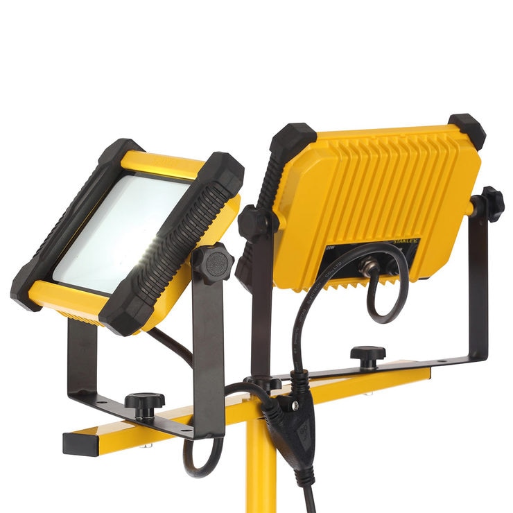 Stanley 3000 Lumen Twin LED Worklight with Tripod Costco UK