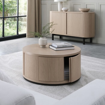 Bentley Designs Vega Scandi Light Oak Coffee Table