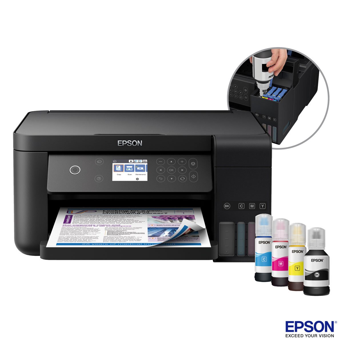 Epson EcoTank ET-3700 All in One Wireless Printer with Ink 