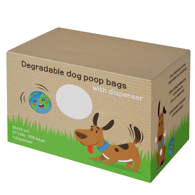 Degradable Dog Poop Bags & Dispenser, 555 Bags Costco UK