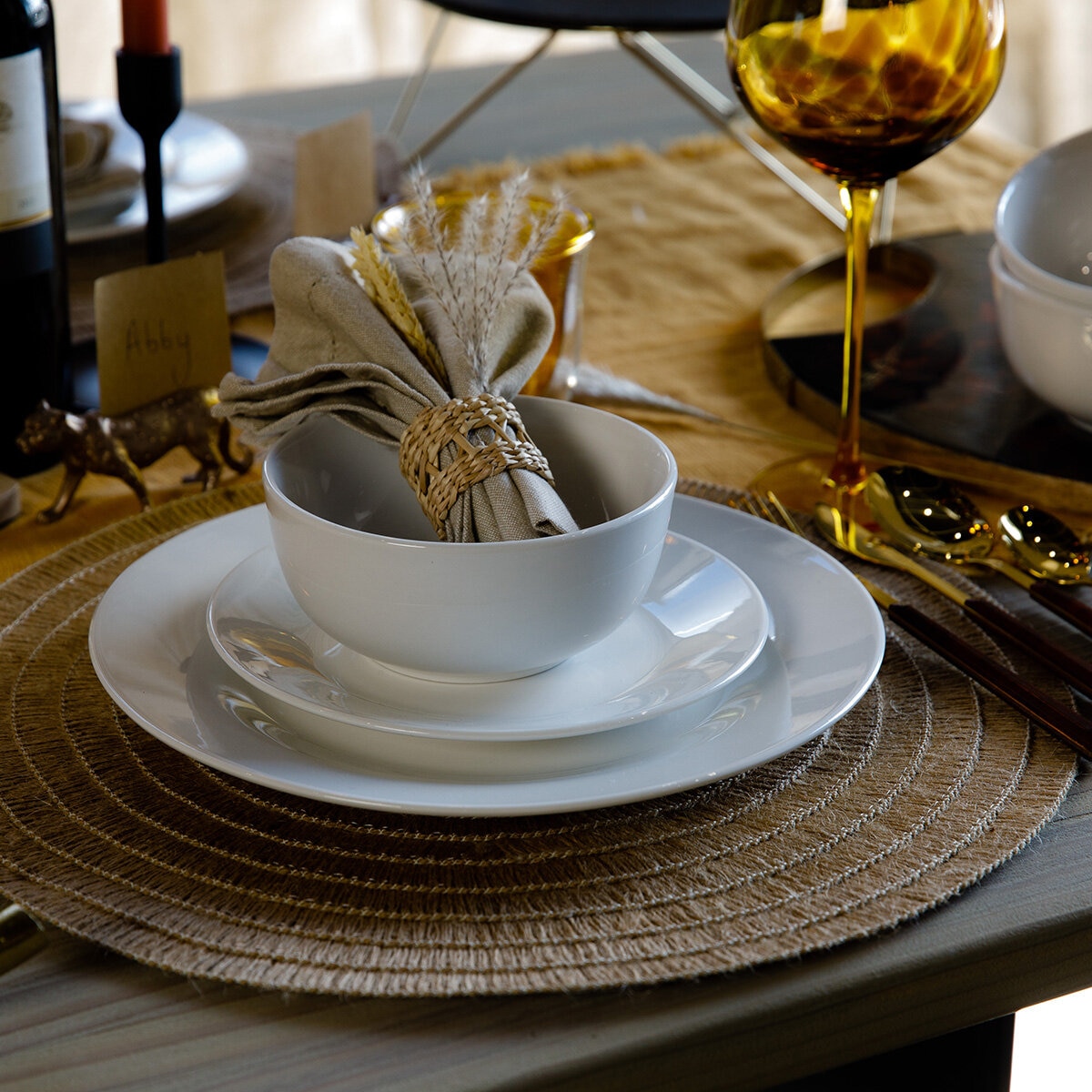 Mikasa Alexis Dinnerware Set, 12 Piece Mikasa Alexis Dinnerware Set, 12 Piece