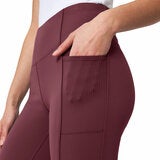 Mondetta Women's Ribbed Panel Tight in Purple Mondetta Women's Ribbed Panel Tight in Purple