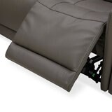 Gilman Creek Hadley Leather Reclining Sectional Sofa with Power Headrests