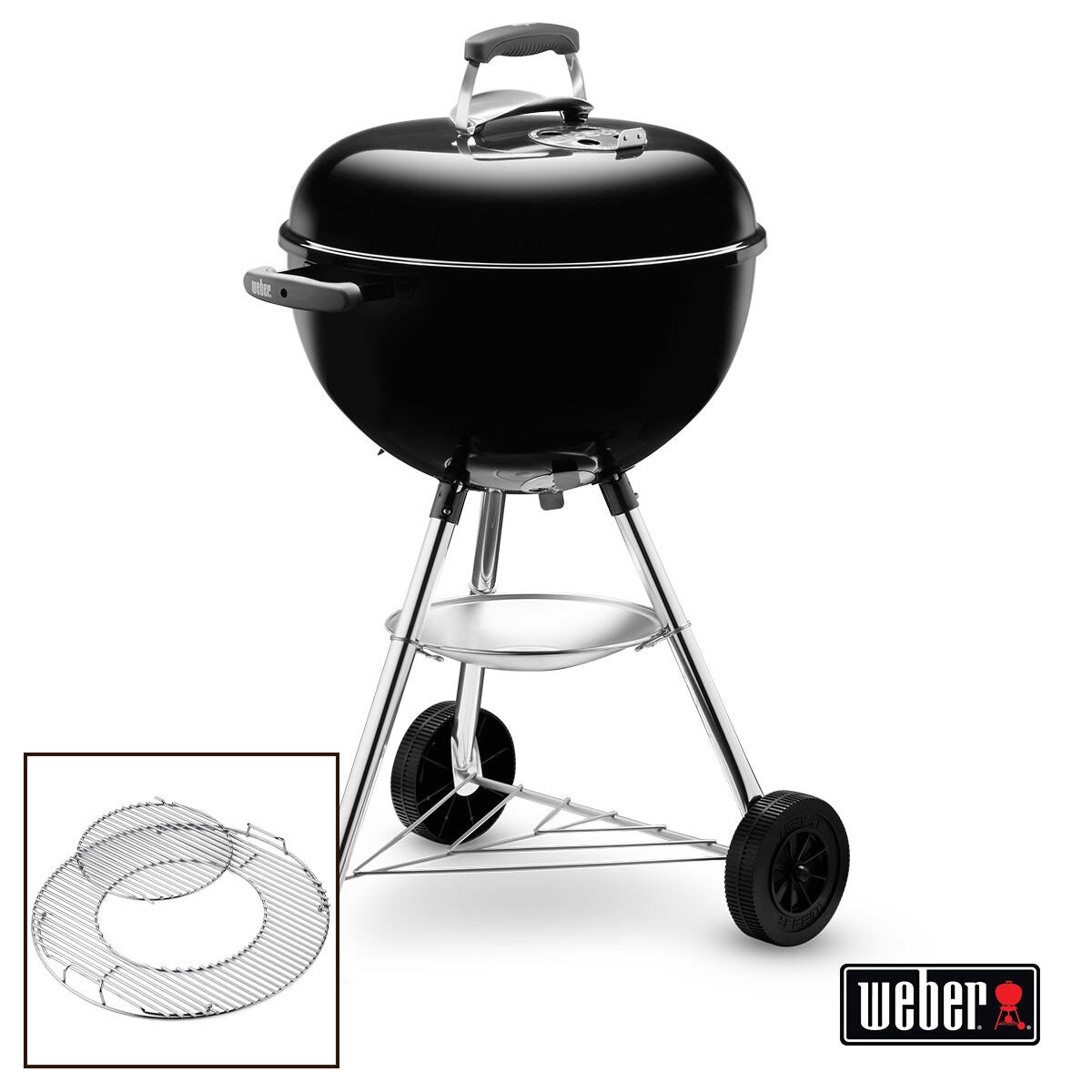 er BarBKettle® 47cm Charcoal Kettle Barbecue + Gourmet Barbec...