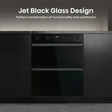 Hisense Hi6 BUD714221CDBG Electric Built-Under Double Oven, A Rated in Black