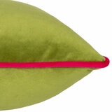 Furn Meridian Green Velvet Feather Fill Cushion, 55 x 55 cm