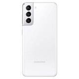 Samsung Galaxy S21 5G 128GB Sim Free Mobile Phone in Phantom White, SM-G991BZWDEUA
