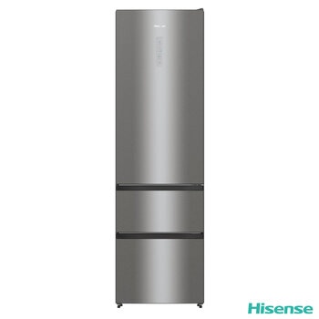 Hisense RM469N4ACDUK Fridge Freezer, D Rated in Stainless Steel