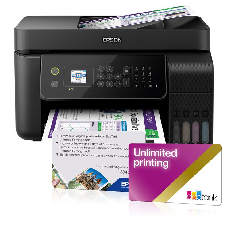 Epson EcoTank ET4700B Unlimited All in One Wireless Printer Costco UK