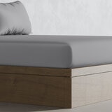 panda bamboo fitted sheet in quiet grey panda bamboo fitted sheet in quiet grey