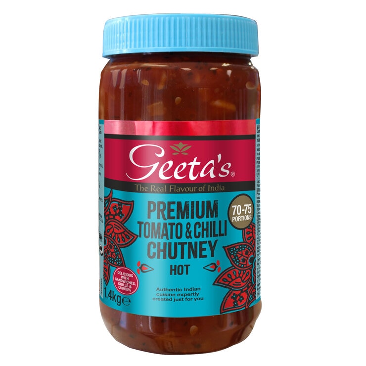 Geeta's Premium Tomato and Chilli Chutney, 1.4kg Geeta's Premium Tomato and Chilli Chutney, 1.4kg