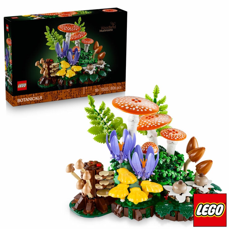 LEGO Botanicals Woodland Mushrooms - Model 11505 (18+ Years) LEGO Botanicals Woodland Mushrooms - Model 11505 (18+ Years)