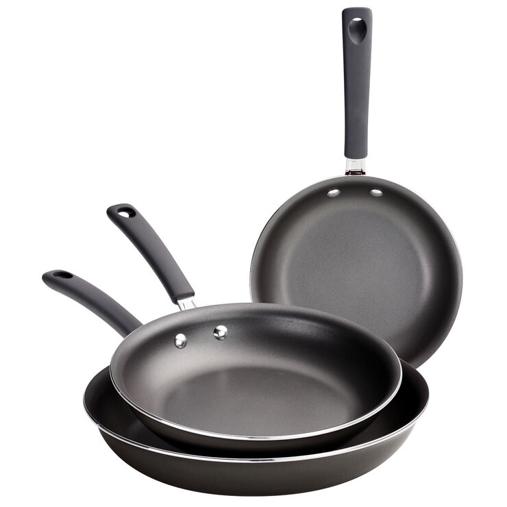 Tramontina Frying Pan Set 3 Piece in Grey Tramontina Frying Pan Set 3 Piece in Grey