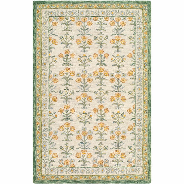Livabliss Fairfax Green Wool Rug, In 2 Sizes Livabliss Fairfax Green Wool Rug, In 2 Sizes