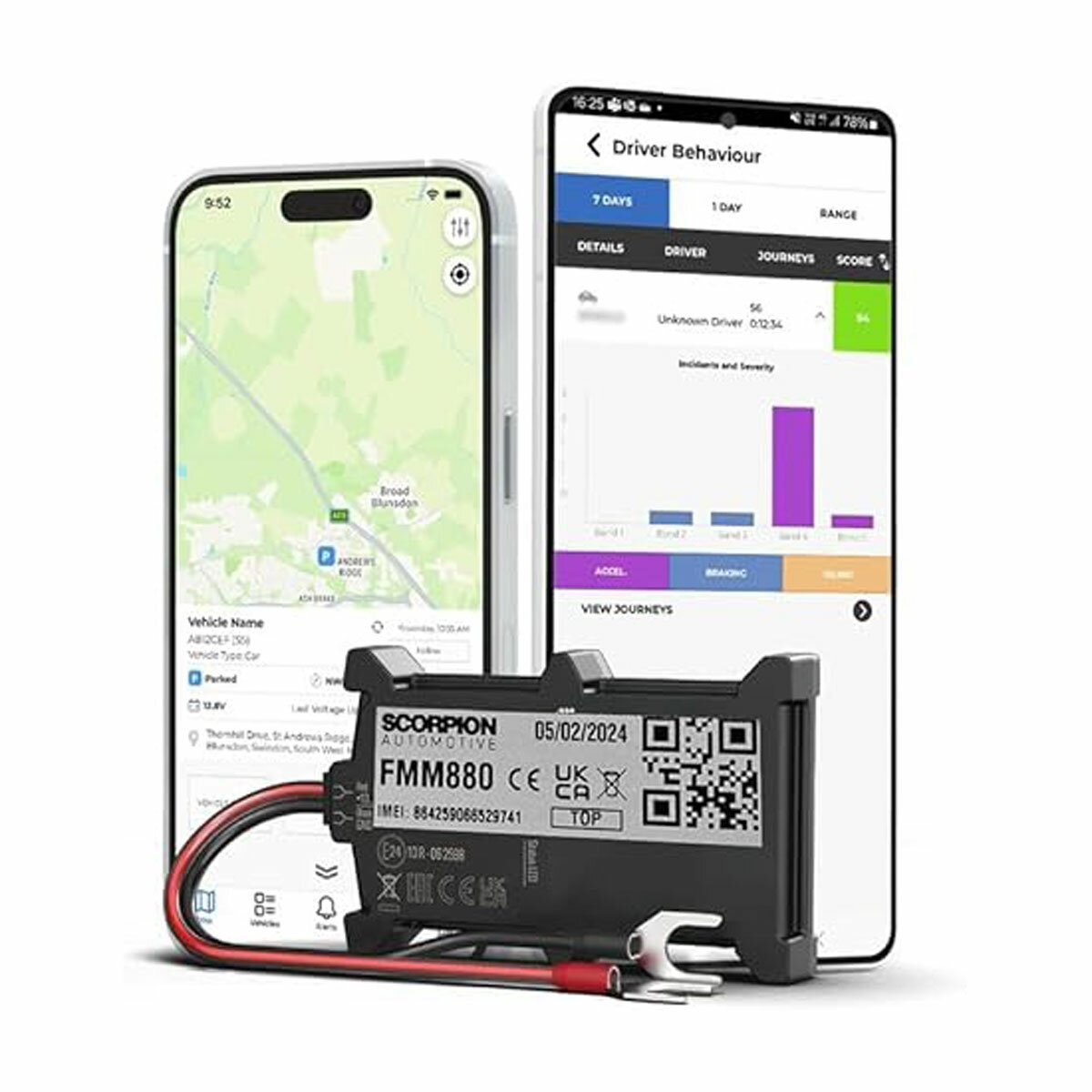 ScorpionTrack 4G 2-Wire Self Fit Tracker with 3 Year Subscription