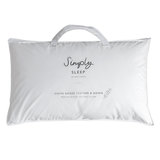 Packaged Image of Simply Sleep Goose Feather & Down Pillow
