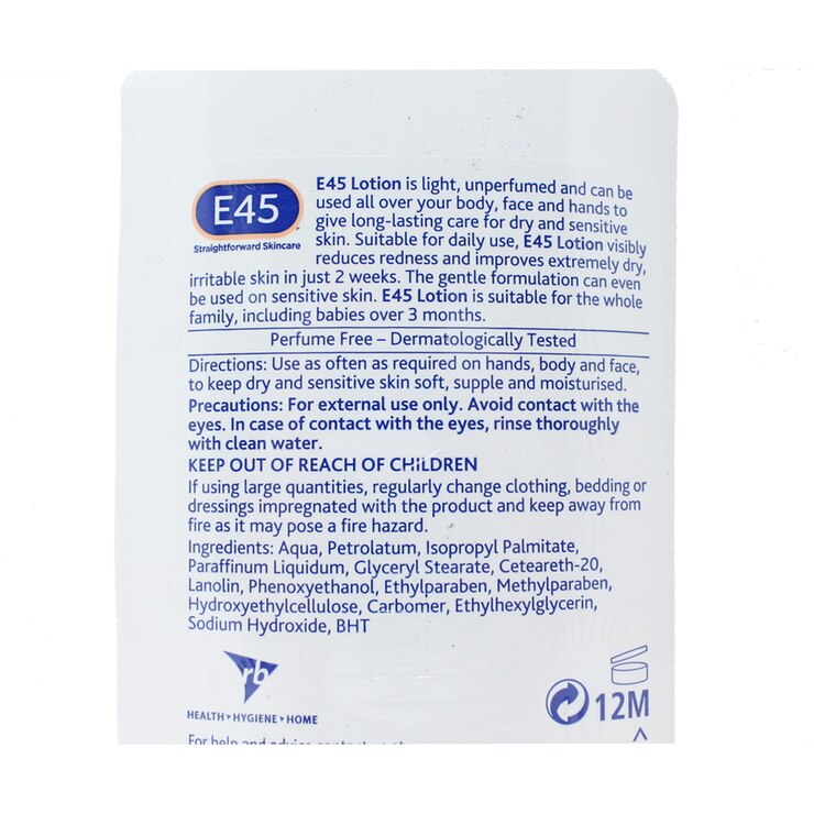 E45 Lotion, 2 x 500ml E45 Lotion, 2 x 500ml