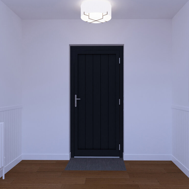 Dortech Knaresborough Aluminium Front Door with Lever Handle