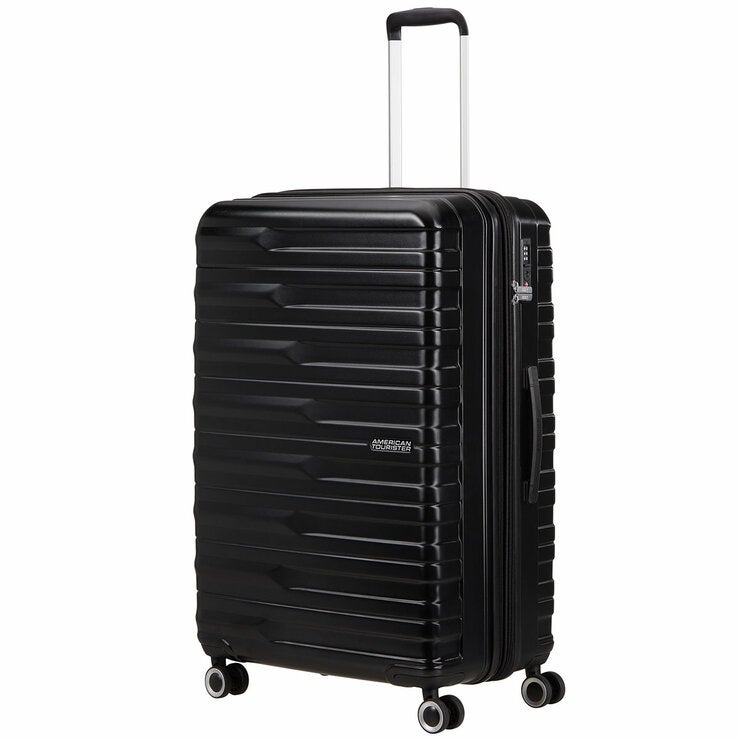 American Tourister 3pc Luggage Set Spinner Case In Black American Tourister 3pc Luggage Set Spinner Case In Black