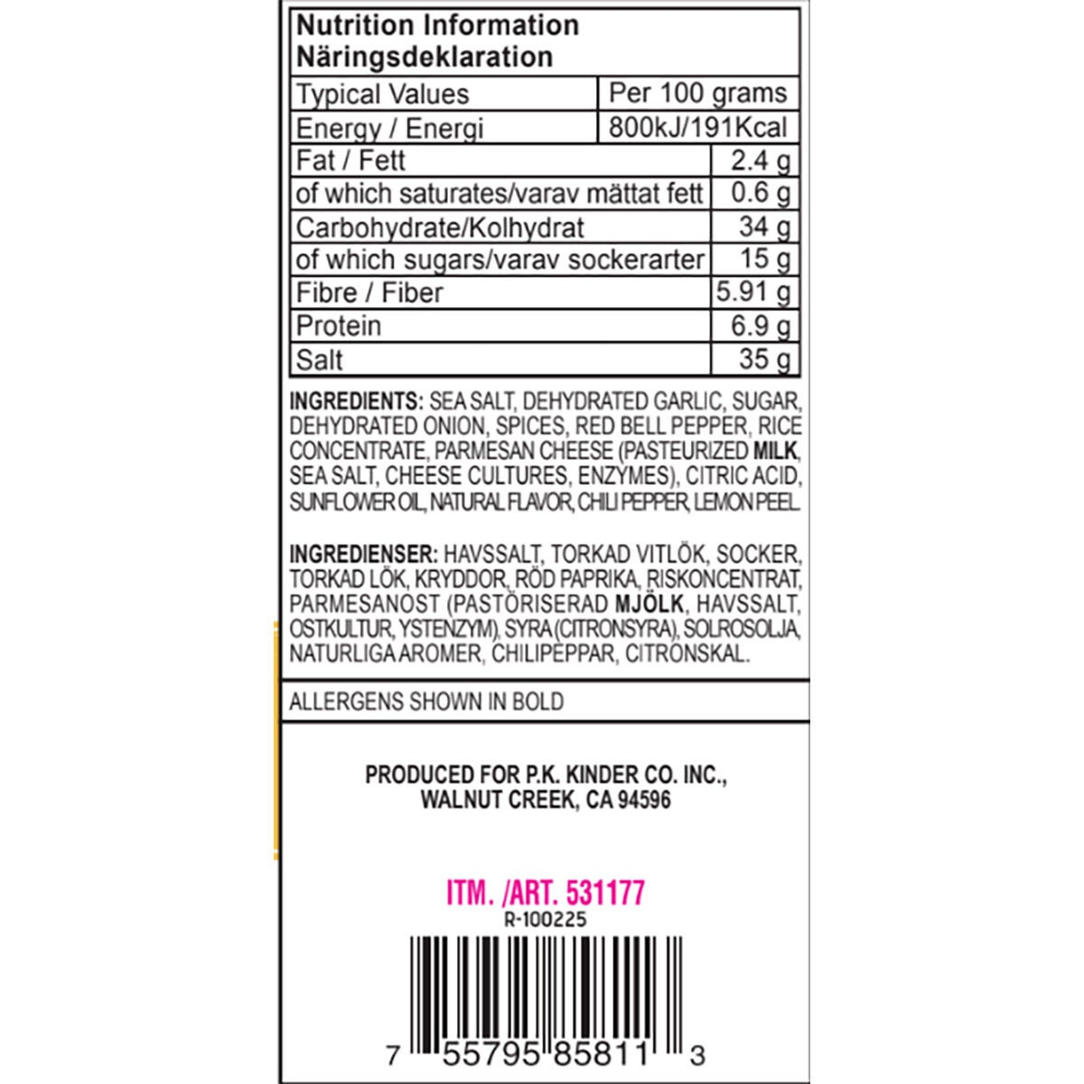 Kinder's Garlic Parmesan, 340g Kinder's Garlic Parmesan, 340g