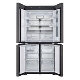 LG MoodUP™ GMV960NNME Multidoor Fridge Freezer with InstaView in Colour Changing LED, E Rated