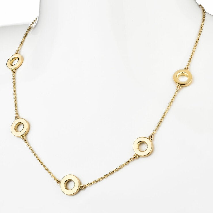 14ct Yellow Gold Love Circles Necklace 14ct Yellow Gold Love Circles Necklace
