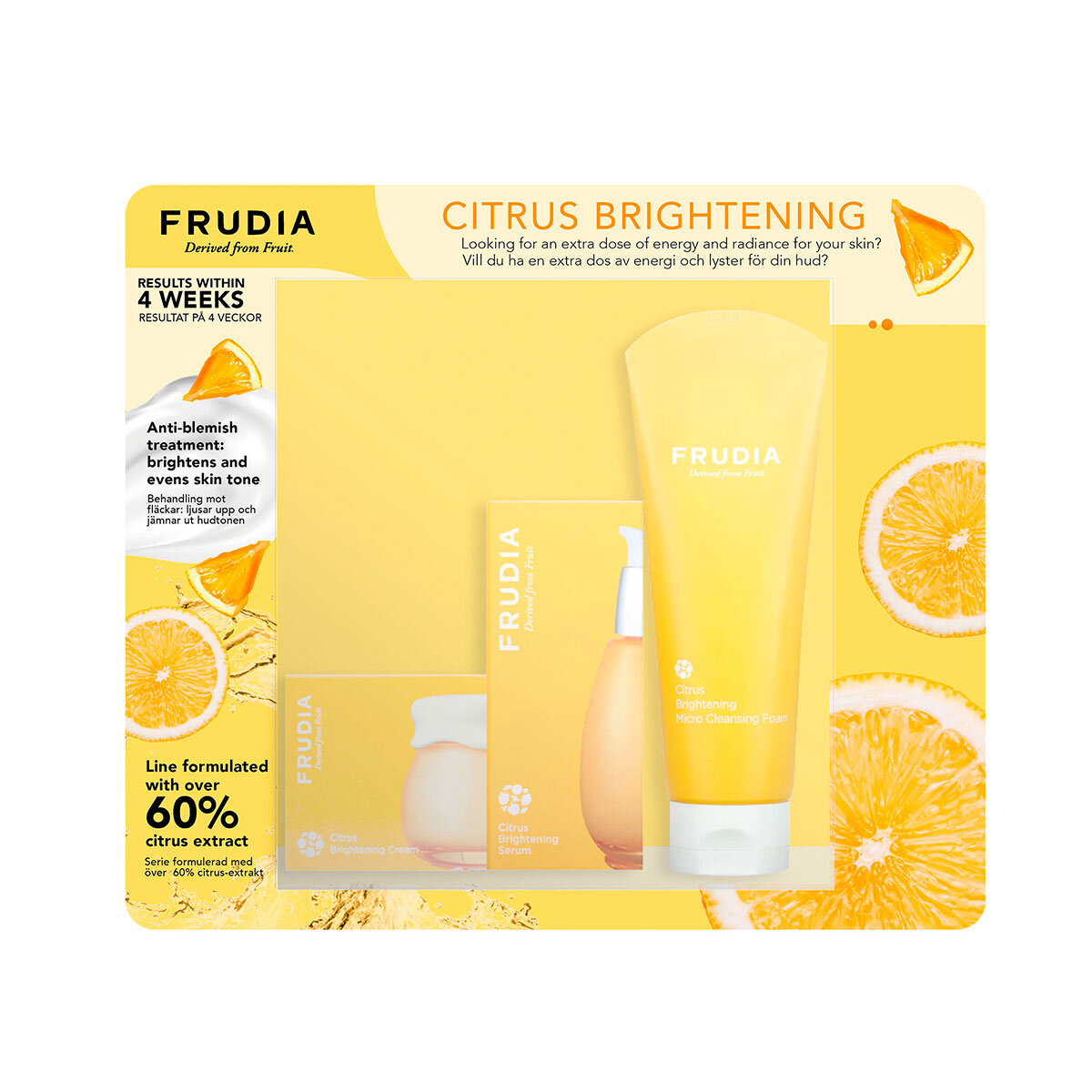 Frudia Citrus Brightening Facial Set, 3 Pieces