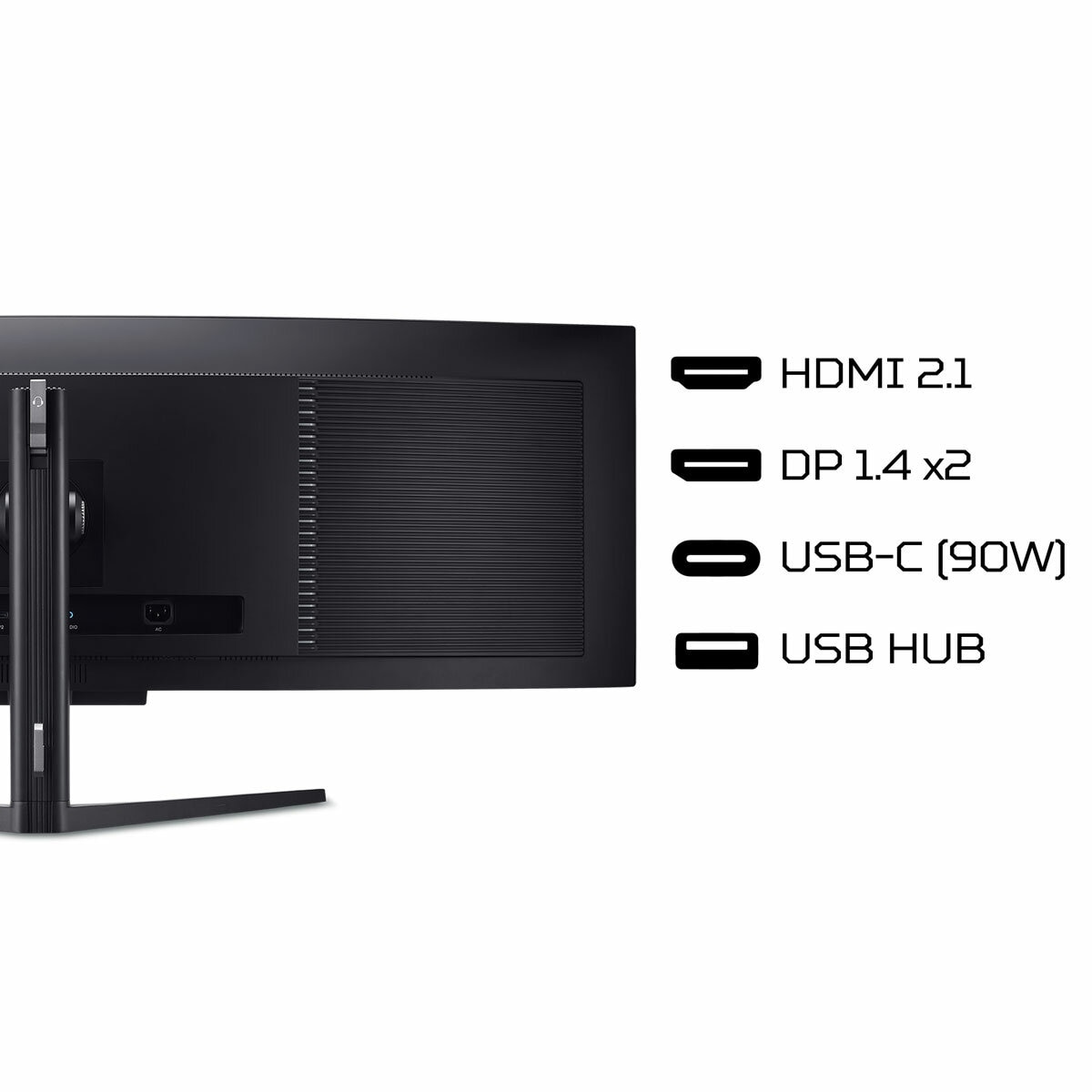 Acer Predator X49 X, 49 Inch DQHD, 240Hz, QD-OLED Gaming Monitor, UM.SXXEE.X02