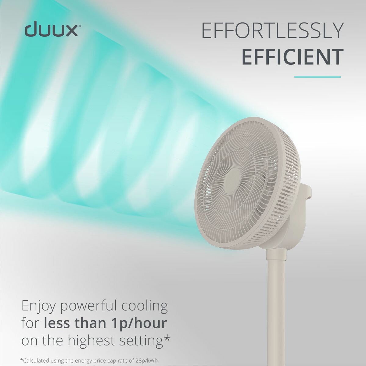 Duux Whisper Flex 2 Smart Fan DXCF104UK, Stone