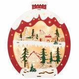 Light Up Wooden Holiday Icons-Set Of 2