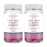 MyVitamins Hair, Skin & Nails Gummies Blueberry, 2 x 120 Count
