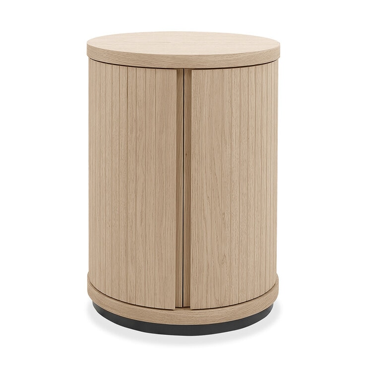Bentley Designs Vega Scandi Light Oak Side Table Bentley Designs Vega Scandi Light Oak Side Table