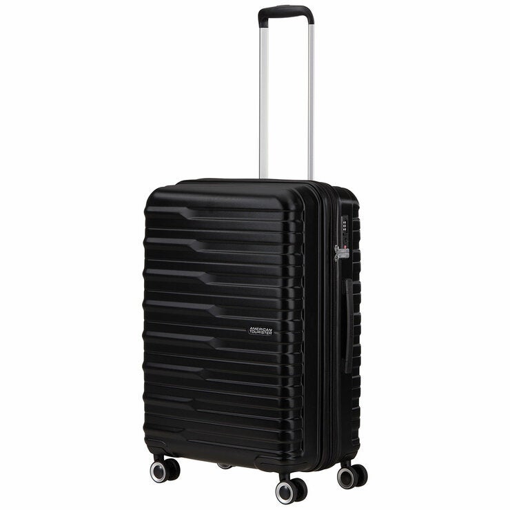 American Tourister 3pc Luggage Set Spinner Case In Black American Tourister 3pc Luggage Set Spinner Case In Black