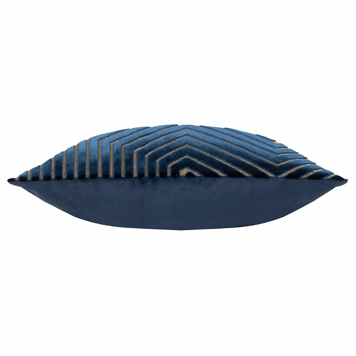 Paoletti Evoke Navy Velvet Feather Fill Cushion 2 Pack, 45 x 45 cm