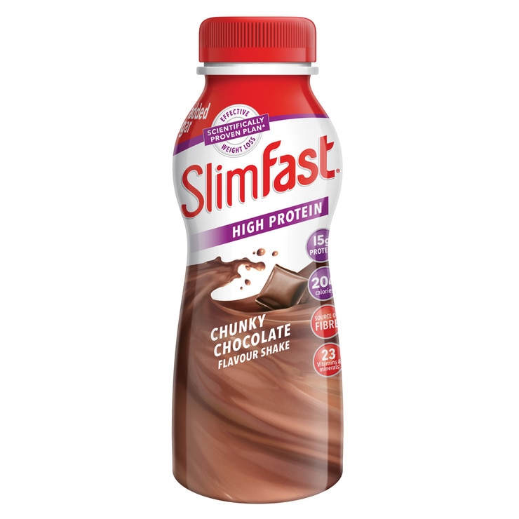 SlimFast Chunky Chocolate Meal Replacement Shakes, 18 x 325ml Costco UK