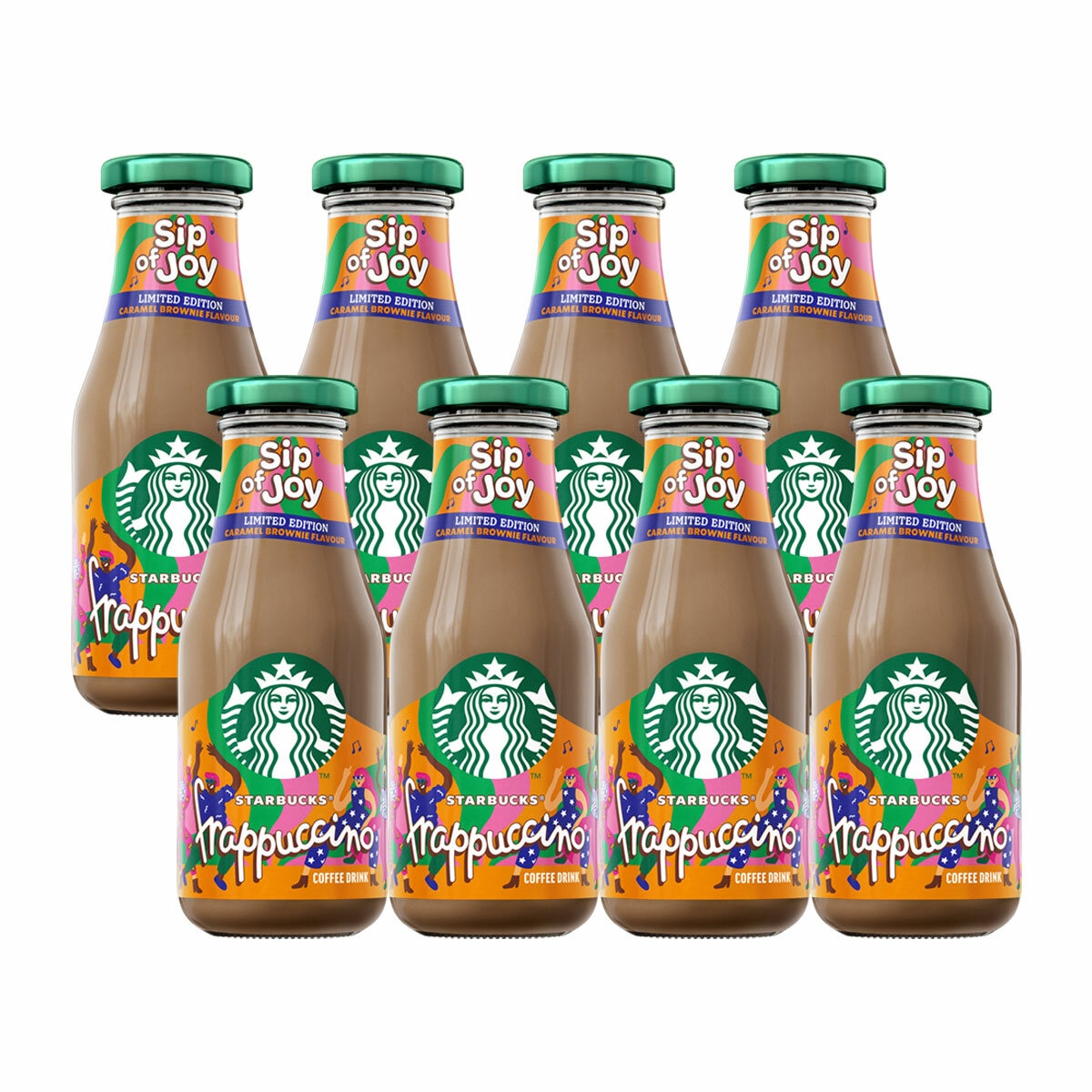 Starbucks Sip of Joy Caramel Brownie, 8 x 250ml