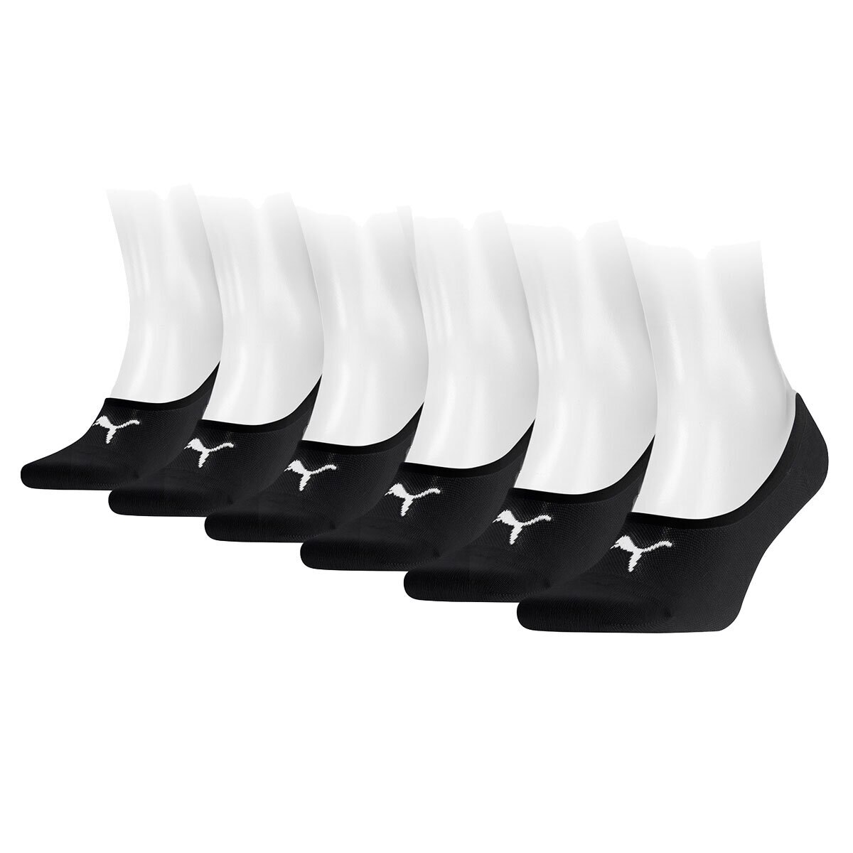 Puma Men's Hidden Sock 6 Pack in Black Costco UK