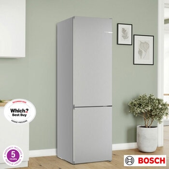 Bosch Series 4 KGN392LAGG Fridge Freezer, A Rated in Silver