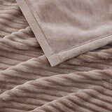 Casual Living Textured Plush Throw in Taupe, 127 x 177 cm