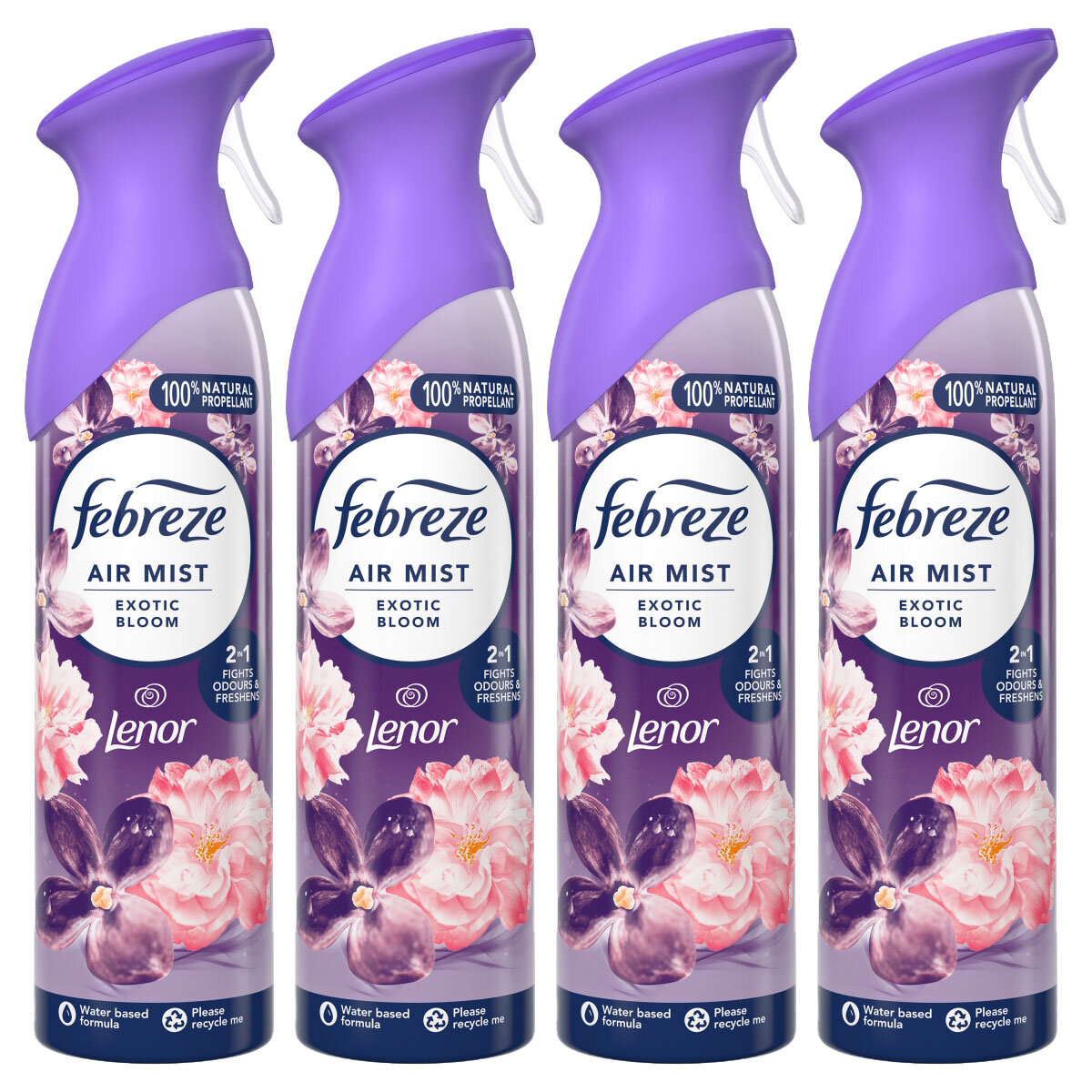 Febreze Air Mist, 4 x 185ml